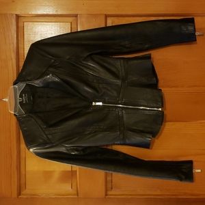 Bebe Women's 100% Genuine Leather Jacket